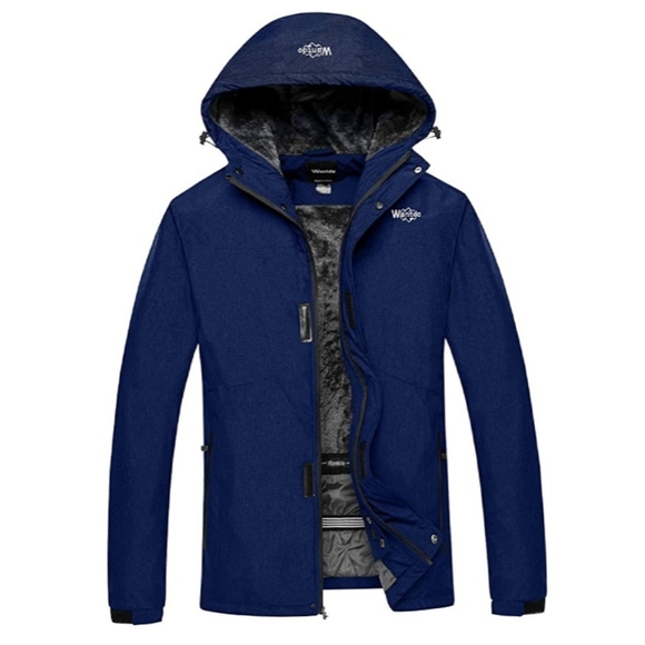 Wantdo Other - NEW Wantdo Mens L Blue Winter Snowboarding Ski Waterproof Hooded Jacket Parka